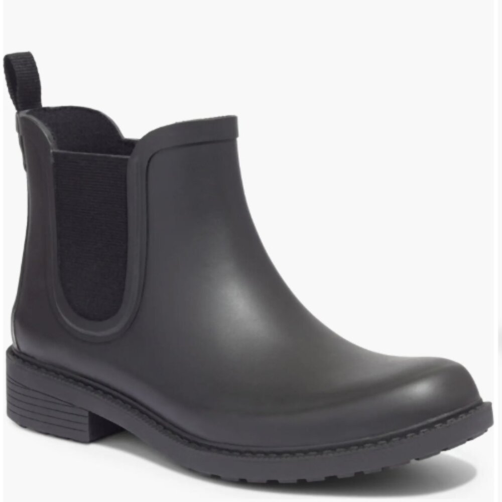 Black Madewell Chelsea Rain Boot Size 8 NWOB